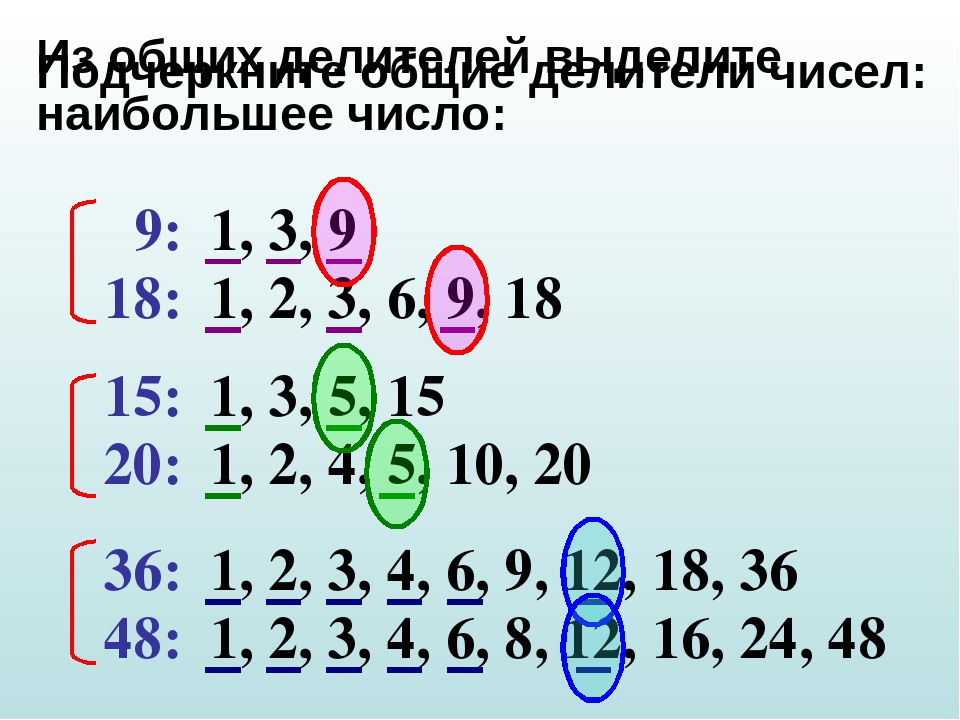 Наибольший общий делитель 6 класс мерзляк презентация