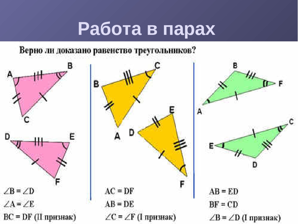 Первое равенство треугольников задачи. 1 2 3 Признак равенства треугольников. Признаки равенства треугольников схема. 1 Признак равенства треугольников задачи. Первый признак равенства треугольников схема.