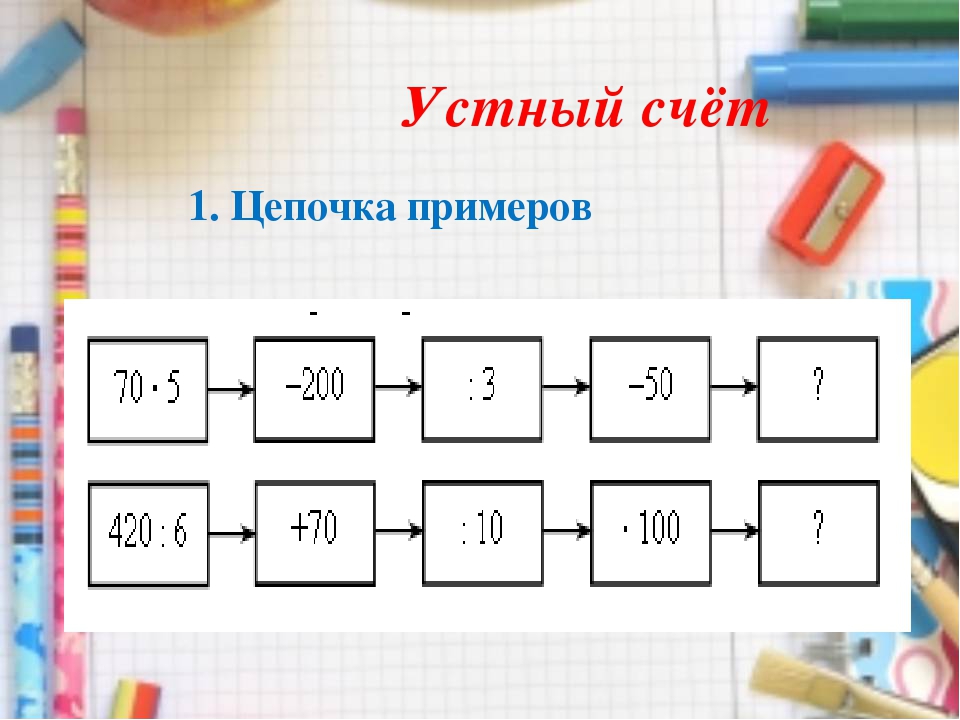 Презентация для дошкольников по математике устный счет в картинках